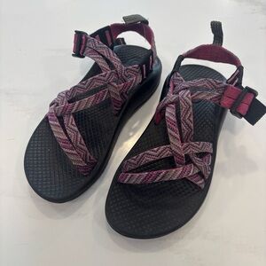 Chaco Kids' Pink and Black Sandals size 13